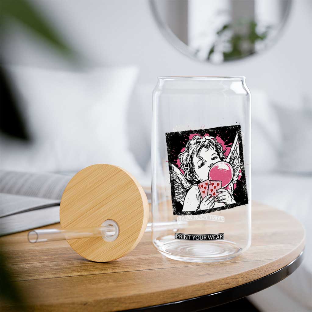 Funny 67 Valentines Glass Can Cupid Playing Cards Six Seven TS14 Print Your Wear