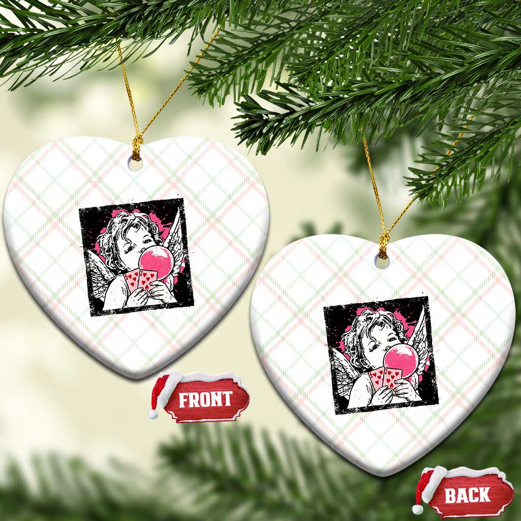 Funny 67 Valentines Ceramic Ornament Cupid Playing Cards Six Seven TS14 Print Your Wear