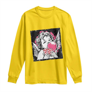 Funny 67 Valentines Long Sleeve Shirt Cupid Playing Cards Six Seven TS14 Daisy Print Your Wear