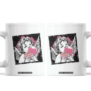 Funny 67 Valentines Coffee Mug Cupid Playing Cards Six Seven TS14 White Print Your Wear