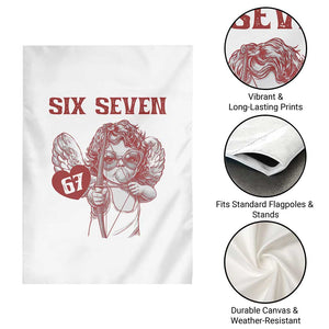 67 Valetines Meme Garden Flag Funny Six Seven Valentines Day Heart TS14 Print Your Wear