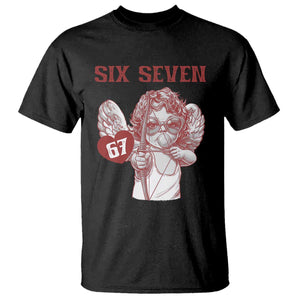 67 Valetines Meme T Shirt Funny Six Seven Valentines Day Heart TS14 Black Print Your Wear