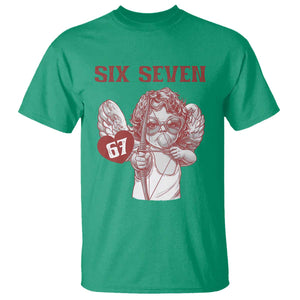 67 Valetines Meme T Shirt Funny Six Seven Valentines Day Heart TS14 Irish Green Print Your Wear