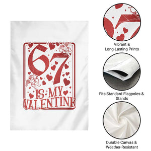 67 Valentines Playing Card Garden Flag Funny Six Seven Relationship Meme TS14 Print Your Wear