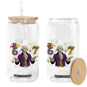 67 Mardi Gras Glass Can Funny Six Seven George Washington Meme TS14 Print Your Wear
