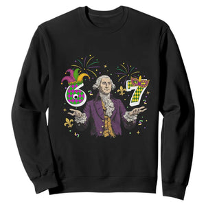 67 Mardi Gras Sweatshirt Funny Six Seven George Washington Meme TS14 Black Print Your Wear