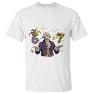 67 Mardi Gras T Shirt Funny Six Seven George Washington Meme TS14 White Print Your Wear