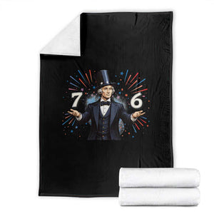 Abraham Lincoln Quote Throw Blanket American History Presidents Day TS14 Black Print Your Wear