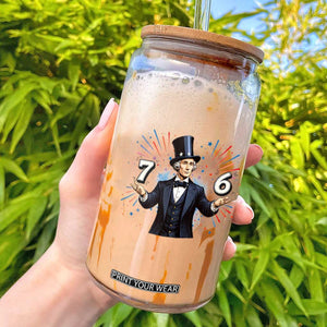Abraham Lincoln Quote Glass Can American History Presidents Day TS14 Black Print Your Wear
