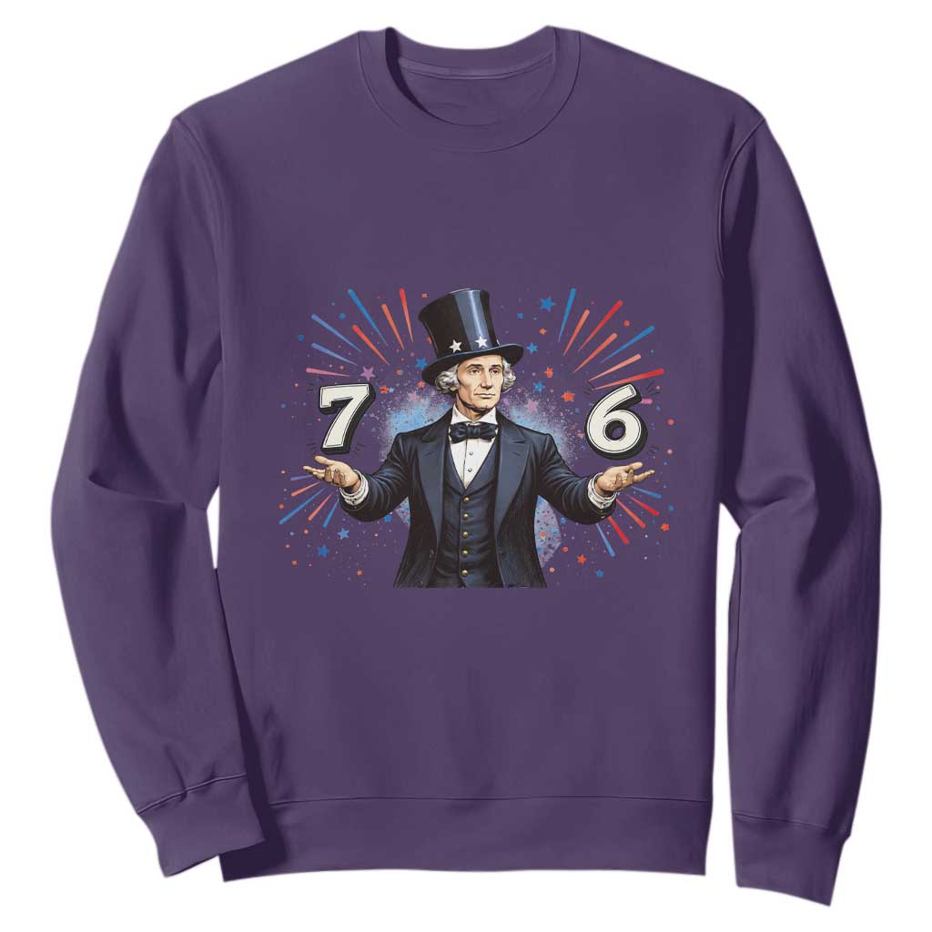 Abraham Lincoln Quote Sweatshirt American History Presidents Day TS14 Purple Print Your Wear