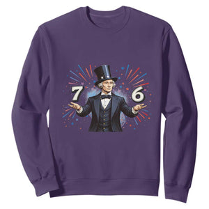 Abraham Lincoln Quote Sweatshirt American History Presidents Day TS14 Purple Print Your Wear