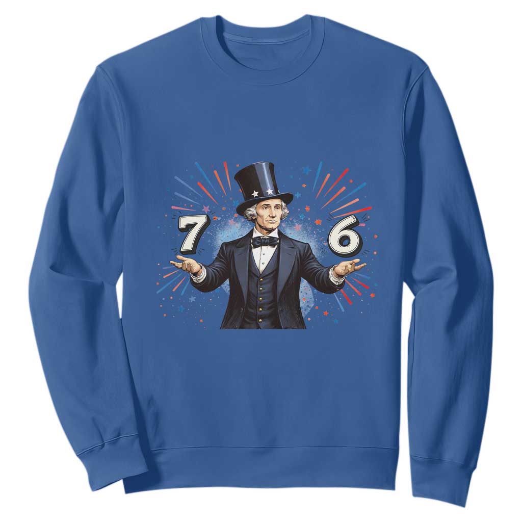 Abraham Lincoln Quote Sweatshirt American History Presidents Day TS14 Royal Blue Print Your Wear