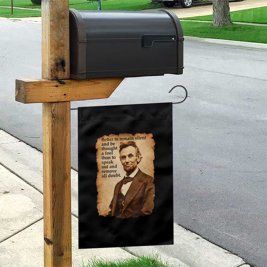 Abraham Lincoln American History Teacher School Garden Flag TS14 Print Your Wear