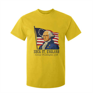 Funny George Washington 1776 T Shirt For Kid 4th July Suck-It England TS14 Daisy Print Your Wear