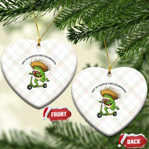 Seattle Championship 2026 Ceramic Ornament Funny Frog Football TS14 Print Your Wear