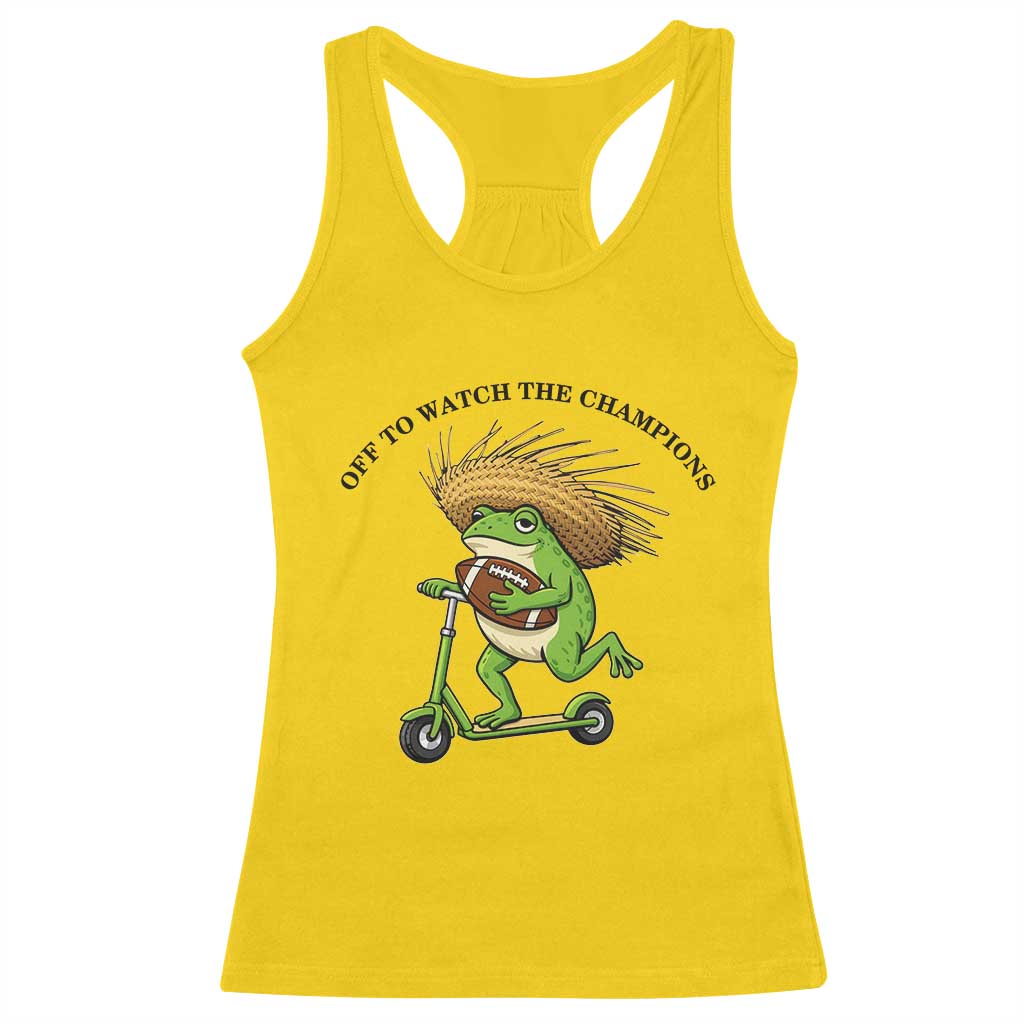 Seattle Championship 2026 Racerback Tank Top Funny Frog Football TS14 Daisy Print Your Wear