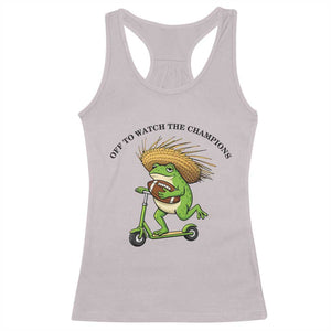 Seattle Championship 2026 Racerback Tank Top Funny Frog Football TS14 Ice Gray Print Your Wear