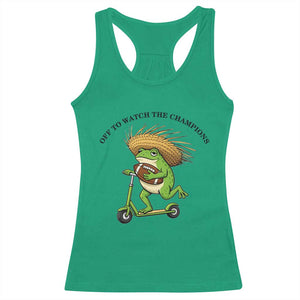 Seattle Championship 2026 Racerback Tank Top Funny Frog Football TS14 Irish Green Print Your Wear