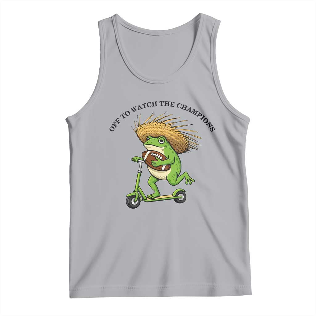 Seattle Championship 2026 Tank Top Funny Frog Football TS14 Athletic Heather Print Your Wear