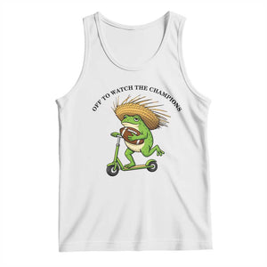 Seattle Championship 2026 Tank Top Funny Frog Football TS14 White Print Your Wear