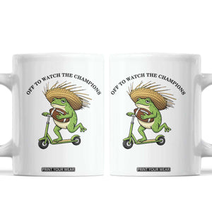 Seattle Championship 2026 Coffee Mug Funny Frog Football TS14 White Print Your Wear