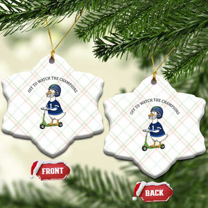 Funny Seattle Goose 2026 Ceramic Ornament Off To Watch The Champions TS14 Print Your Wear