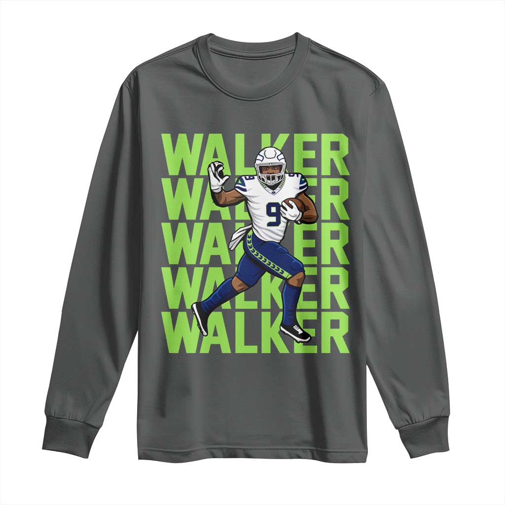 Seattle Championship 2026 Long Sleeve Shirt TS14 Dark Heather Print Your Wear