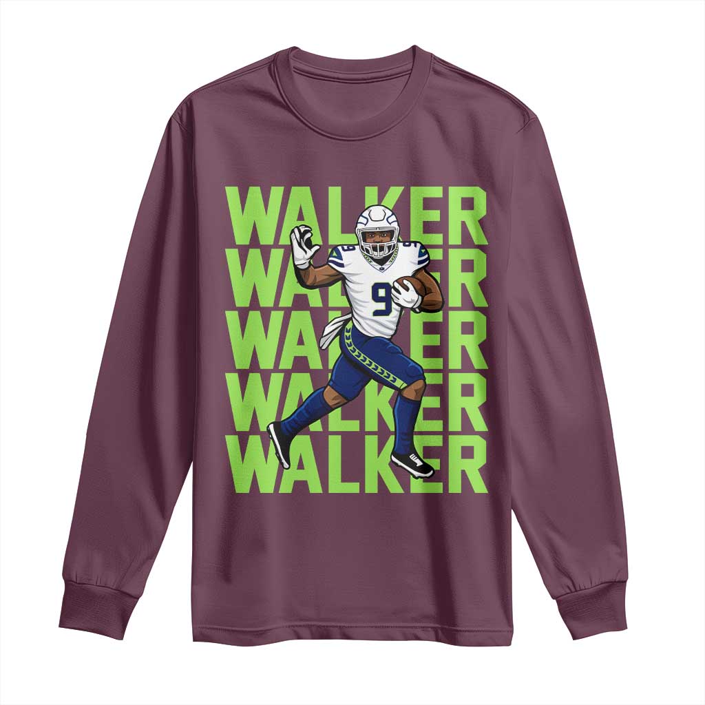 Seattle Championship 2026 Long Sleeve Shirt TS14 Maroon Print Your Wear