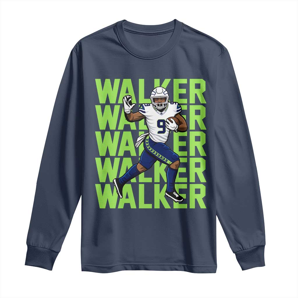 Seattle Championship 2026 Long Sleeve Shirt TS14 Navy Print Your Wear