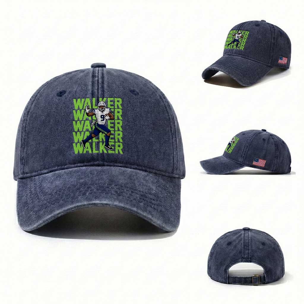 Seattle Championship 2026 Washed Cotton Baseball Cap TS14 Washed Cap Universal Fit Navy Print Your Wear