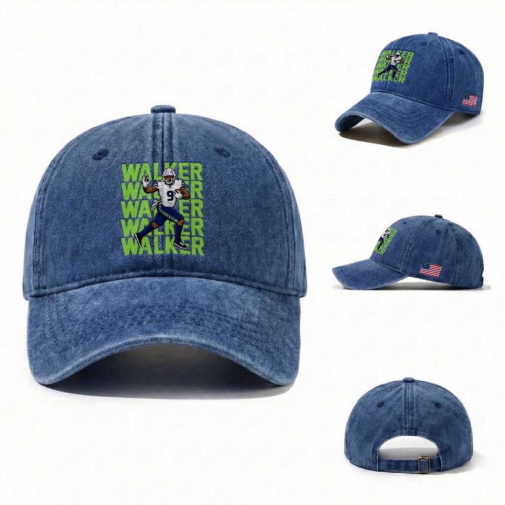 Seattle Championship 2026 Washed Cotton Baseball Cap TS14 Washed Cap Universal Fit Royal Blue Print Your Wear