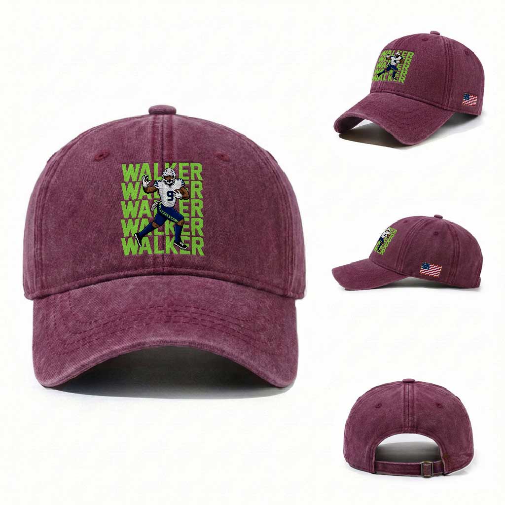 Seattle Championship 2026 Washed Cotton Baseball Cap TS14 Washed Cap Universal Fit Burgundy Print Your Wear