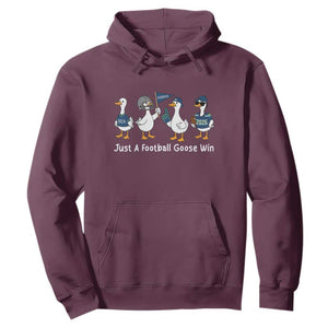 Seattle 2026 Hoodie Just A Football Goose Win TS14 Maroon Print Your Wear