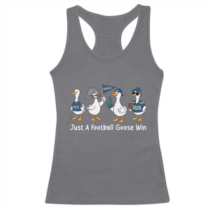 Seattle 2026 Racerback Tank Top Just A Football Goose Win TS14 Charcoal Print Your Wear
