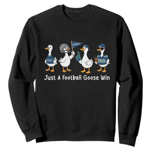 Seattle 2026 Sweatshirt Just A Football Goose Win TS14 Black Print Your Wear