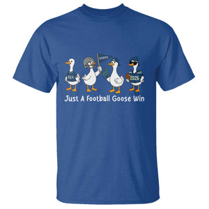 Seattle 2026 T Shirt Just A Football Goose Win TS14 Royal Blue Print Your Wear