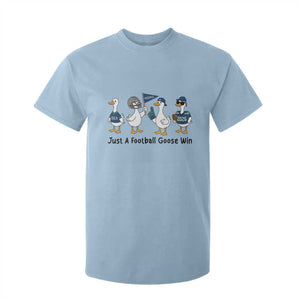 Funny Seattle 2026 T Shirt For Kid Just A Football Goose Win TS14 Light Blue Print Your Wear