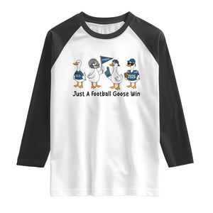 Funny Seattle 2026 Raglan Shirt Just A Football Goose Win TS14 White Black Print Your Wear