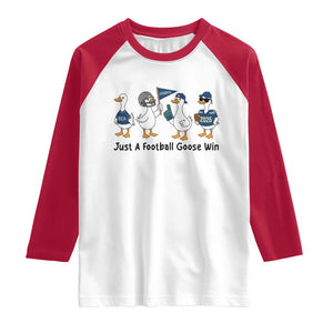 Funny Seattle 2026 Raglan Shirt Just A Football Goose Win TS14 White Red Print Your Wear