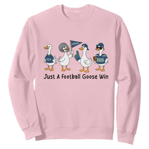 Funny Seattle 2026 Sweatshirt Just A Football Goose Win TS14 Light Pink Print Your Wear