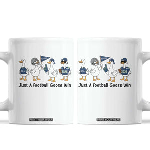 Funny Seattle 2026 Coffee Mug Just A Football Goose Win TS14 White Print Your Wear