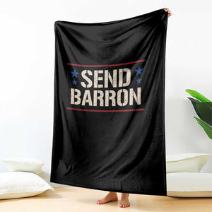 Send Barron Throw Blanket Viral Hashtag Political Protest TS14 Print Your Wear