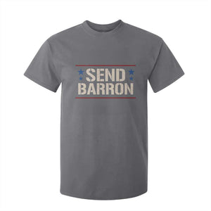 Send Barron T Shirt For Kid Viral Hashtag Political Protest TS14 Charcoal Print Your Wear