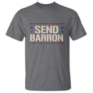 Send Barron T Shirt - Viral Hashtag Political Protest TS14 Charcoal Print Your Wear