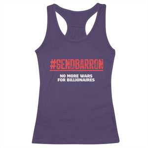 Send Barron Meme Racerback Tank Top Funny Political Hashtag Viral Internet TS14 Purple Print Your Wear