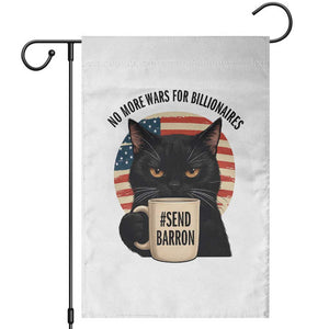 Send Barron Meme Garden Flag Funny Cat Sarcastic Political TS14 White Print Your Wear