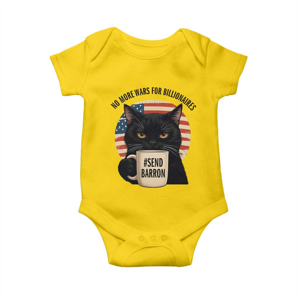 Send Barron Meme Baby Onesie Funny Cat Sarcastic Political TS14 Daisy Print Your Wear