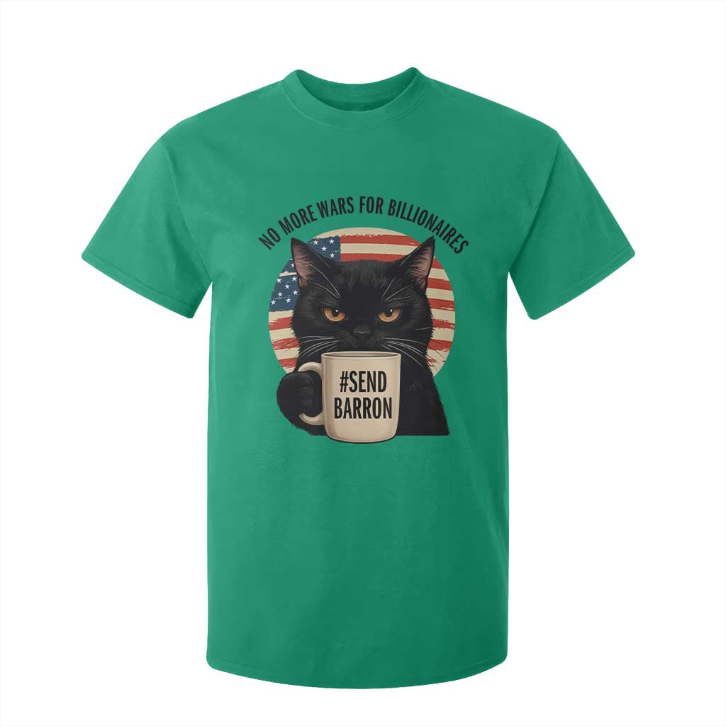 Send Barron Meme T Shirt For Kid Funny Cat Sarcastic Political TS14 Irish Green Print Your Wear