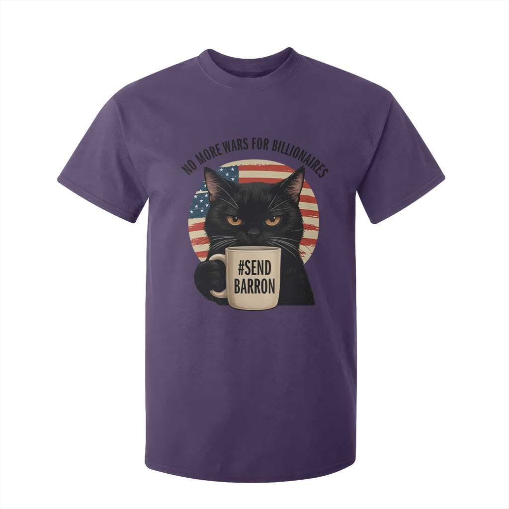 Send Barron Meme T Shirt For Kid Funny Cat Sarcastic Political TS14 Purple Print Your Wear