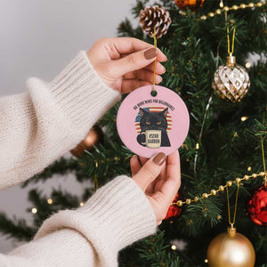 Send Barron Meme Ceramic Ornament Funny Cat Sarcastic Political TS14 1pc Light Pink Print Your Wear